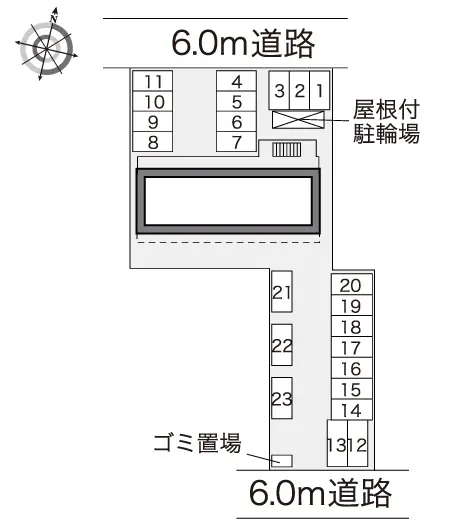 ★手数料０円★尾張旭市井田町３丁目　月極駐車場（LP）